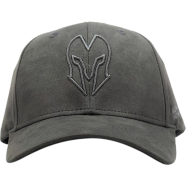 Head Gear Grey Super Suede Curved Visor Cap image