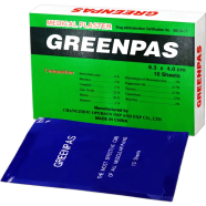 Headache Relief Plaster GreenPas 6.3 X 4.0 Cm Muscular Relief 10's Sheets Pack image