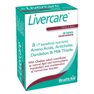 HealthAid Livercare For Detoxing Of Liver Vegetarian - 60 Tablets image