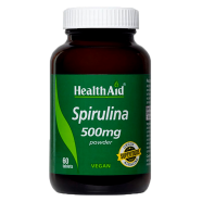HealthAid Spirulina 500mg Powder – 60 Vegan Tablets image