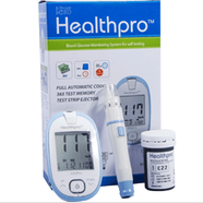 Healthpro with 25 test strips (Blood Glucose Monitoring System) image