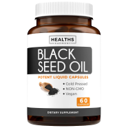 Healths Harmony Black Seed Oil 500mg Each - 60 Softgel Capsules -522752200 image