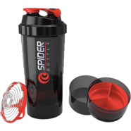 Healthy Sports Cup Stainless Steel Protein Powder Classic Spider Bottle Replacement Milkshake Cup (Multicolour). image