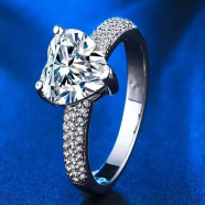 Heart Shaped Finger Ring image