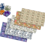 Hearts Big Wrapping Paper- Embossed - 25 Pcs image