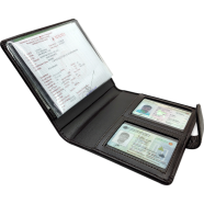 Hearts Car Document Folder Brown 1 Pcs image