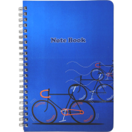 Hearts Crown Notebook–(Blue Cycle -Metalic)-1 Pc image