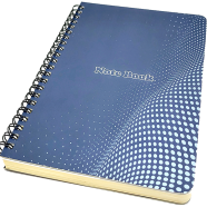 Hearts Crown Notebook - Dark Blue Color image
