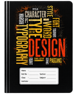 Hearts Floral Binding KhataTypography Design (Margin) - 300 Pages icon