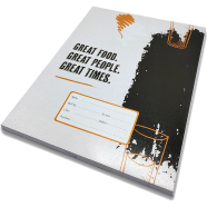 Hearts Floral Binding Khata English 120 Page image