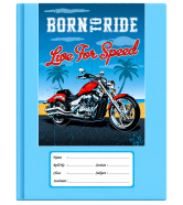 Hearts Floral Binding Khata Love Bike (Margin) - 120 Pages image