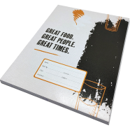 Hearts Floral Binding Khata Margin 200 Page image