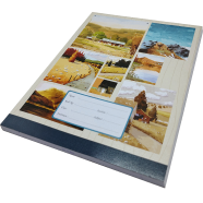 Hearts Floral Binding Khata Margin 96 Page image