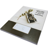 Hearts Floral Binding Khata Roll / Bangla 200 Page image