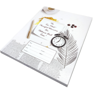 Hearts Floral Binding Khata Roll / Bangla 120 Page image