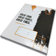 Hearts Floral Binding Khata White 120 Page image