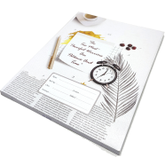 Hearts Floral Binding Khata White 120 Page icon