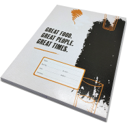 Hearts Floral Binding Khata White 160 Page image