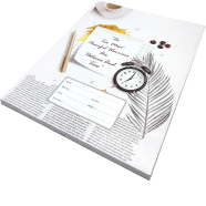 Hearts Floral Binding Khata White 300 Page icon