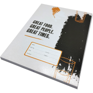 Hearts Floral Binding Khata White 300 Page image