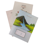 Hearts Floral Medium Bangla Khata 96 Page image