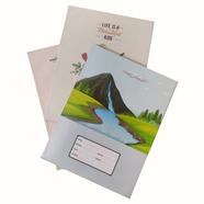 Hearts Floral Medium English Khata 96 Page