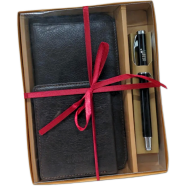 Hearts GIFT SET-B [Mobile Purse (Genuine Leather), Money Bag, Exclusive Pen] image