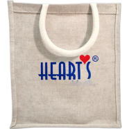 Hearts Jute Bag Hearts icon