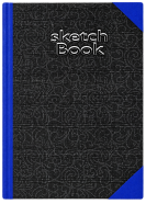 Hearts Sketch Book Big - Black Cat image