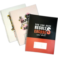 Hearts Spiral Khata 200 Page - 3 Pcs image