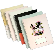 Hearts Spiral Khata 96 Page - 6 Pcs image