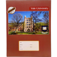 Hearts Yale University Floral Binding Khata (Margin) - 300 Pages image