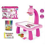 Hello Kitty Kids Projector Drawing Painting Table Desk Art Learning Kit for Drawing with Color Pens icon