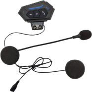 Helmet Bluetooth Intercom Mounting Clip Anti Slip Grip Secure Holder For BT-12 Wireless Earphone Only Clip Black image