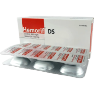 Hemorif Ds 900 mg 100 mg Tablet 6's Strip image