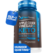 Herbtonics Apple Cider Vinegar Plus Keto 120 Veg Capsules -483477576 image