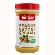 Herman Peanut Butter Creamy Jar 510gm image