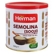 Herman Semolina Sooji Tin 500gm image