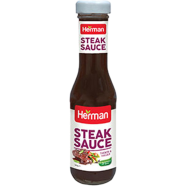 Herman Steak Sauce Glass Bottle 340gm image