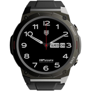 HiFuture FutureGo Mix2 - Amoled Bluetooth Calling Smartwatch - Black image