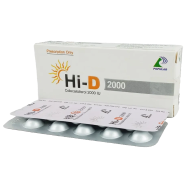 Hi-D 2000 Iu Tablet 10's Strip image