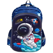 High Quality Astronaut Lightweight 3D School Backpack Large Capacity School Bags For Kids image