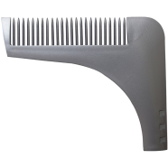 High Quality Beard Shaper Comb Facial Hair Shaping Tool (Black and Gray) -202653646 image