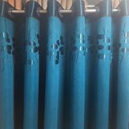 High Quality Chinese Parda 6 Kuchi 12 Eyelets Standard size for Windows and Doors image