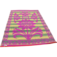High Quality Handcrafted Colorful Plastic Pati | Mat | Plastic Carpet | Plastic Mat - (7 Feet by 5 Feet) A Perfect Addition To Your Home icon