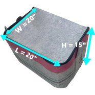 High Quality Quilt Storage Bags | Storage Bag 5- 20x20x15 Inch image