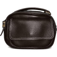High end ladies’ handbag multi-layer large capacity commuting bag(Dark Brown) image