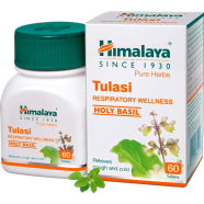 Himalaya Wellness Pure Herbs Tulasi Respiratory Wellness Tablets 60Pcs image