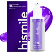 Hismile v34 Colour Corrector, Tooth Stain Concealer, Teeth Whitening Booster, Purple Toothpaste, Color Correcting Technology, V34, Tooth Colour Corrector 30 ml icon