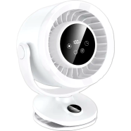 Hoco 3 In 1 Automatic Rotating Clip Fan Table Wall Mount 3600Mah Battery image